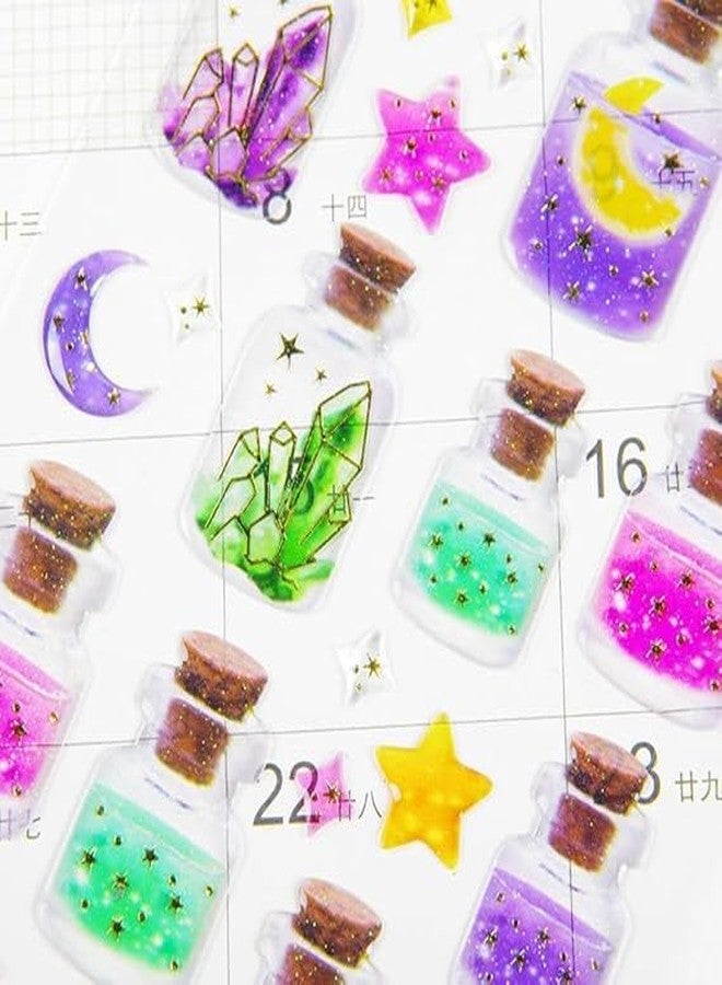 NVF Glitter Decorative Sticker Set | Shiny Stickers for Journaling, Scrapbooking, Planners & DIY Crafts - Image 2